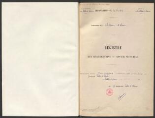 150 vues - Délibérations du Conseil municipal du Château-d\'Olonne. (ouvre la visionneuse)