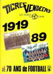 38 vues Les Tigres Vendéens 1919-1989, soixante-dix ans de football.