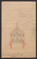 25 vues - Relevé complet des établissements municipaux construits dans la ville des Sables-d\'Olonne de 1867 à 1878. Réalisé par Alphonse Guérit, Architecte de la Ville. (ouvre la visionneuse)